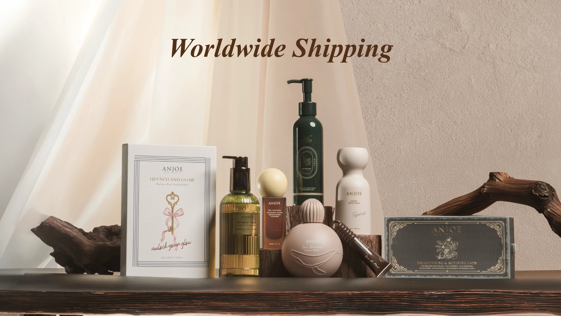 Worldwide shipping