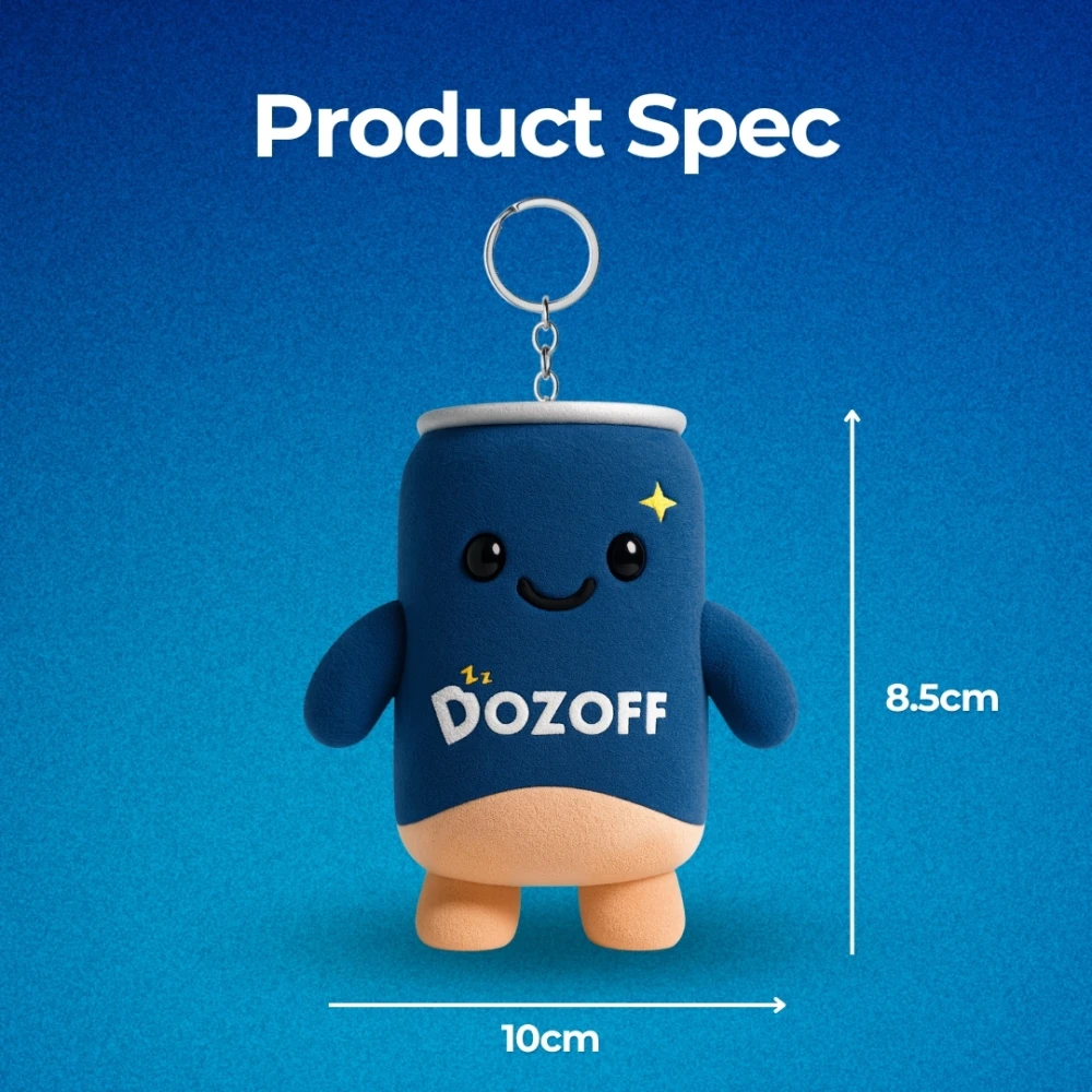 Dozoff Plushie Keychain (Dodo)