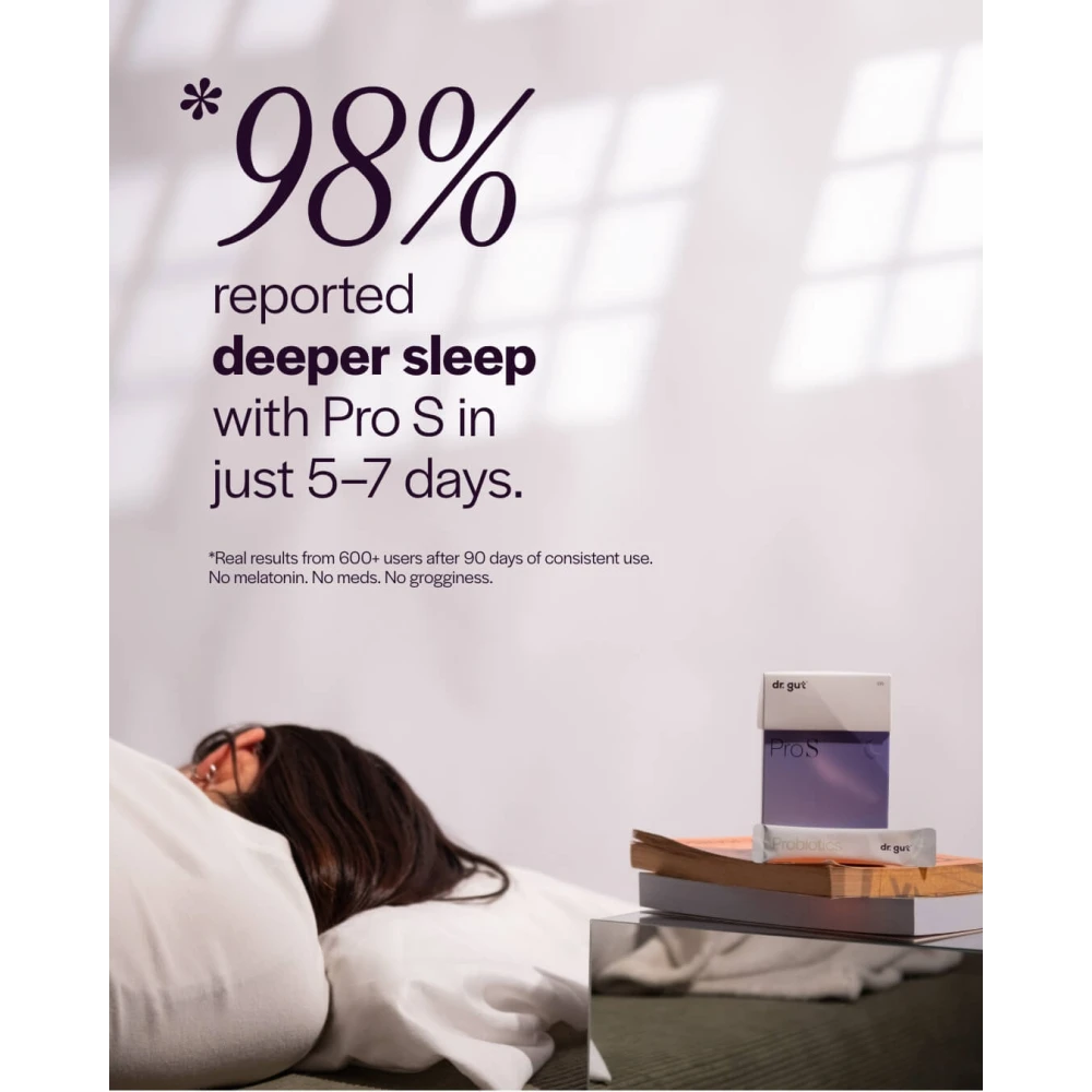 Dr Gut™ Pro S (Insomnia, Sleep Support, Reduce Anxiety & Tension, Mental Clarity)