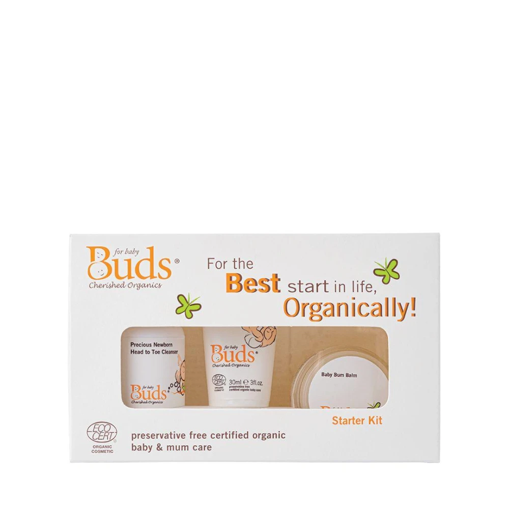 Starter Kit ( Precious Newborn Head To Toe Cleanser 60ml +  Precious Newborn Cream 30ml +  Baby Bum Balm 15ml)