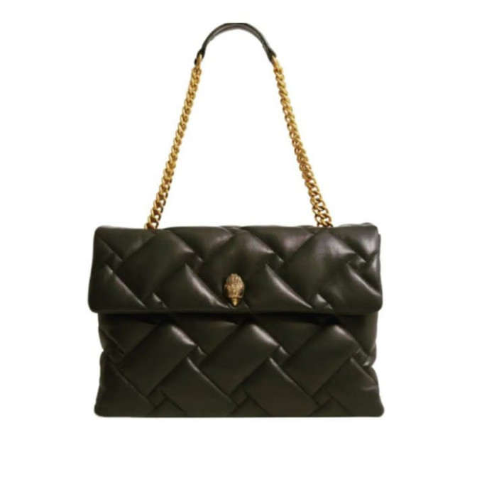 KURT GEIGER LONDON KENSINGTON SOFT QUILTED XXL CHAIN SHOULDER BAG