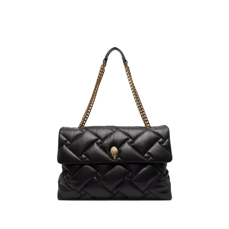 KURT GEIGER LONDON KENSINGTON SOFT QUILTED XXL CHAIN SHOULDER BAG