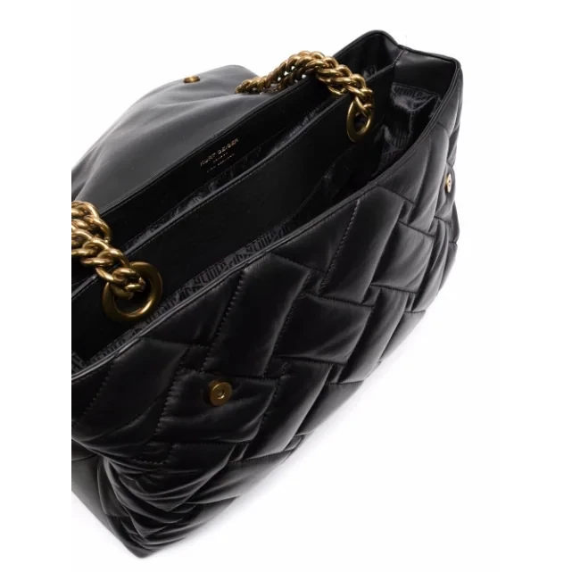 KURT GEIGER LONDON KENSINGTON SOFT QUILTED XXL CHAIN SHOULDER BAG