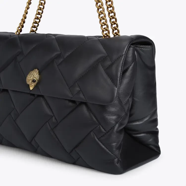 KURT GEIGER LONDON KENSINGTON SOFT QUILTED XXL CHAIN SHOULDER BAG