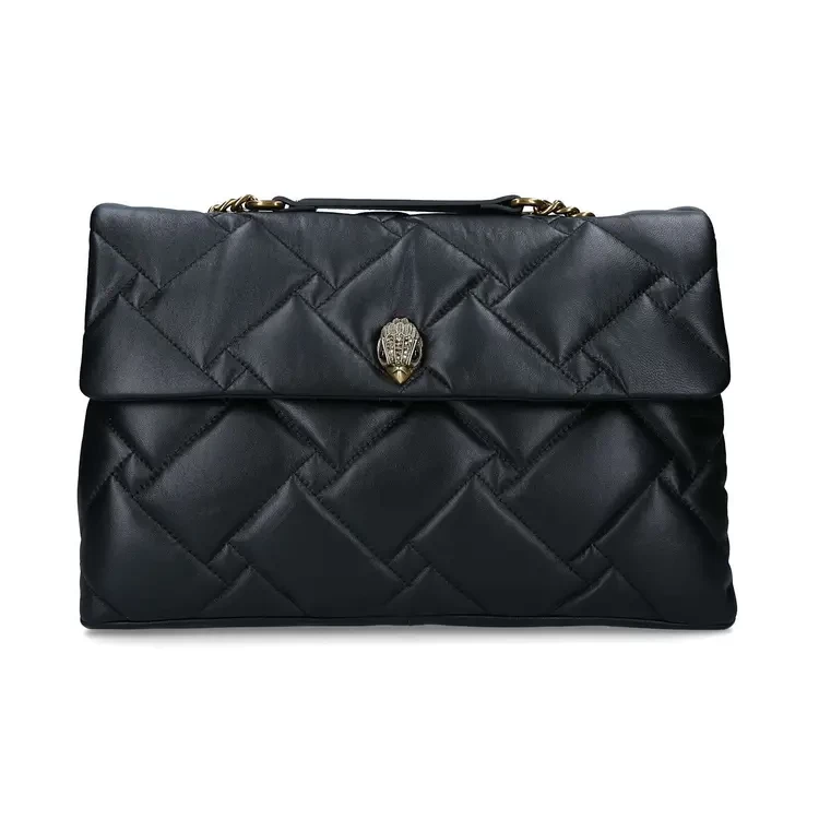 KURT GEIGER LONDON KENSINGTON SOFT QUILTED XXL CHAIN SHOULDER BAG