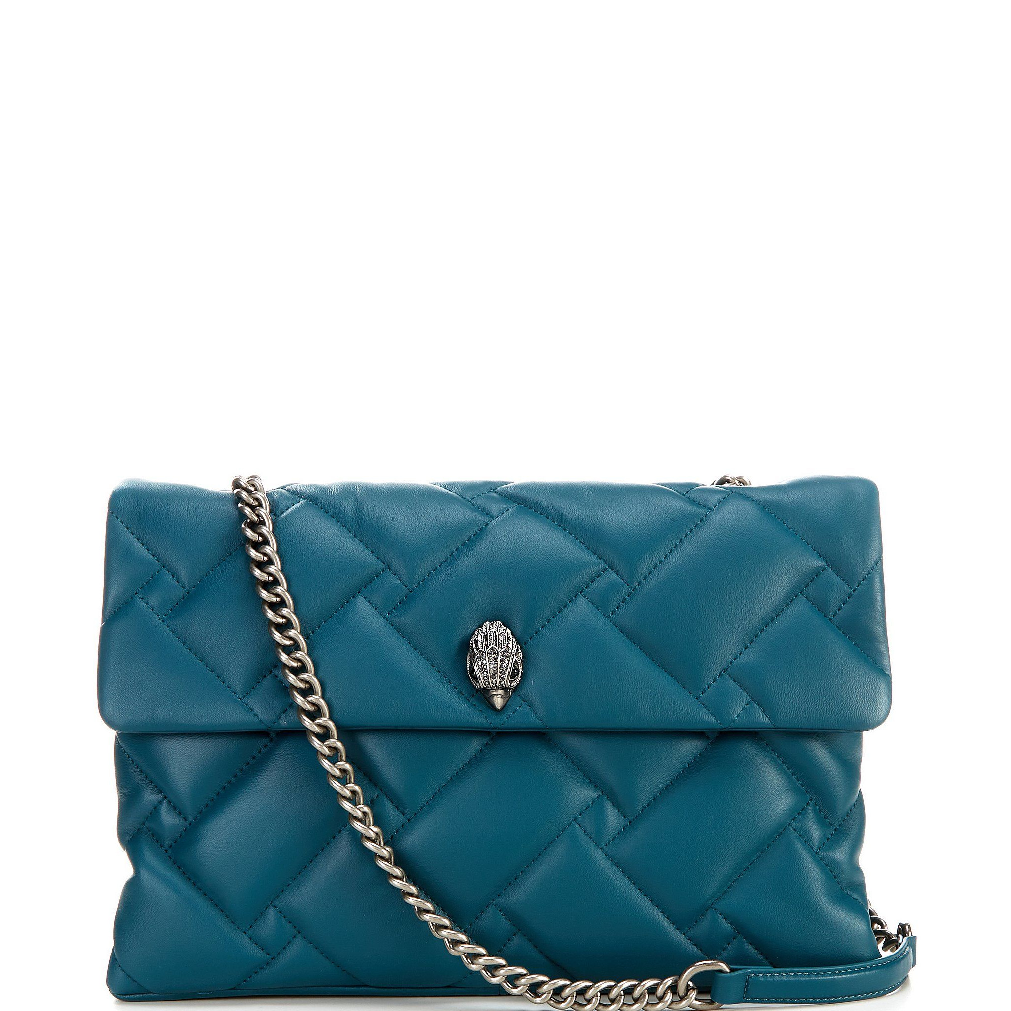 KURT GEIGER LONDON KENSINGTON SOFT QUILTED XXL CHAIN SHOULDER BAG