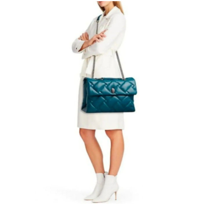 KURT GEIGER LONDON KENSINGTON SOFT QUILTED XXL CHAIN SHOULDER BAG