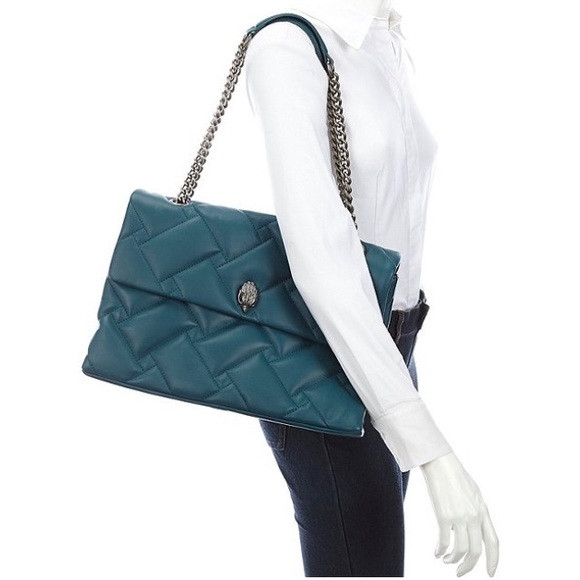 KURT GEIGER LONDON KENSINGTON SOFT QUILTED XXL CHAIN SHOULDER BAG