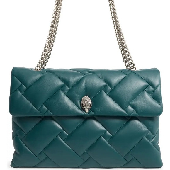 KURT GEIGER LONDON KENSINGTON SOFT QUILTED XXL CHAIN SHOULDER BAG