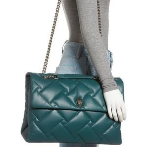 KURT GEIGER LONDON KENSINGTON SOFT QUILTED XXL CHAIN SHOULDER BAG