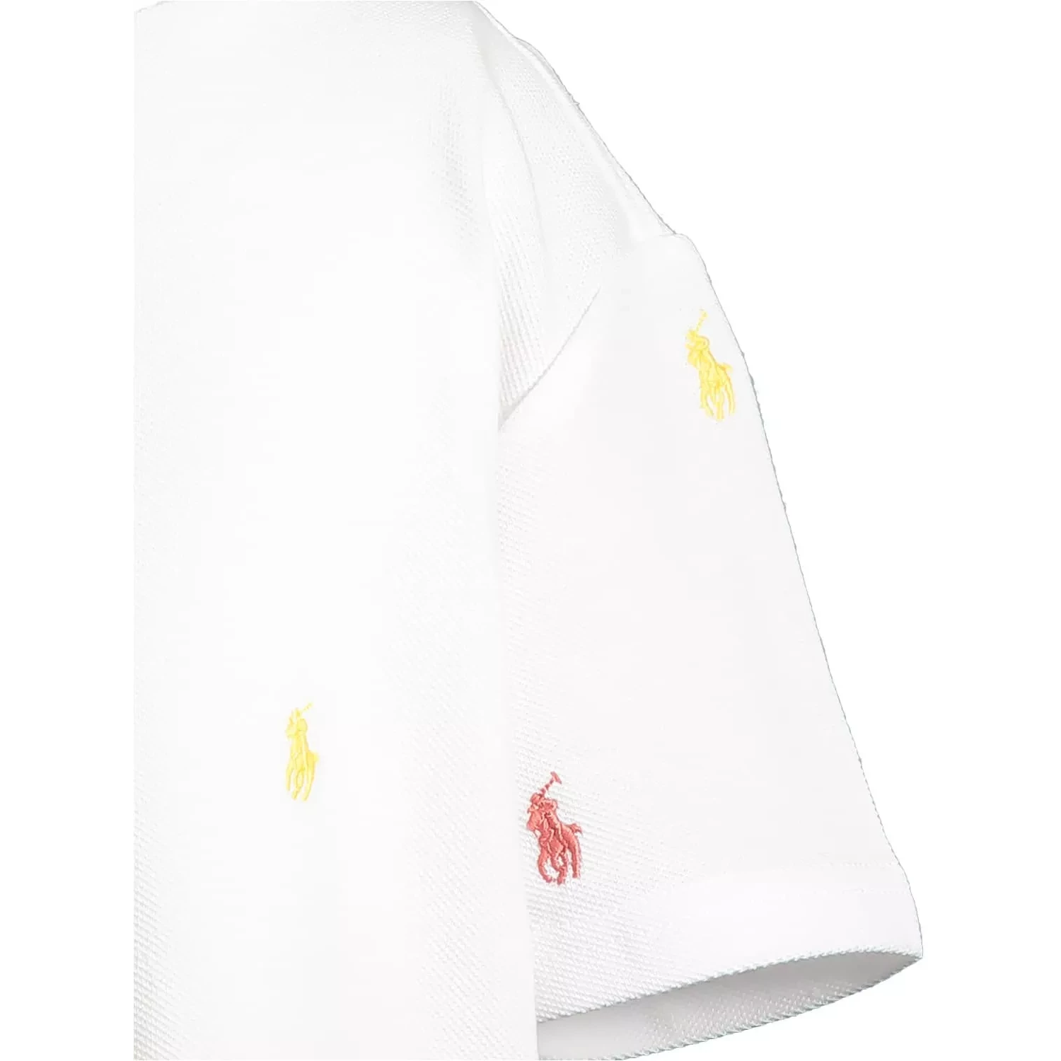 RALPH LAUREN POLO MENS SMALL PONY MULTI ALL OVER MESH COTTON TEE