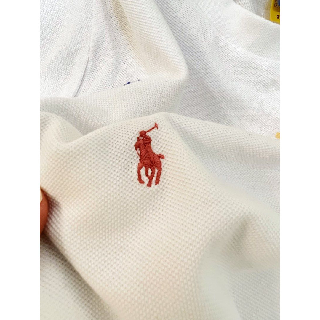 RALPH LAUREN POLO MENS SMALL PONY MULTI ALL OVER MESH COTTON TEE
