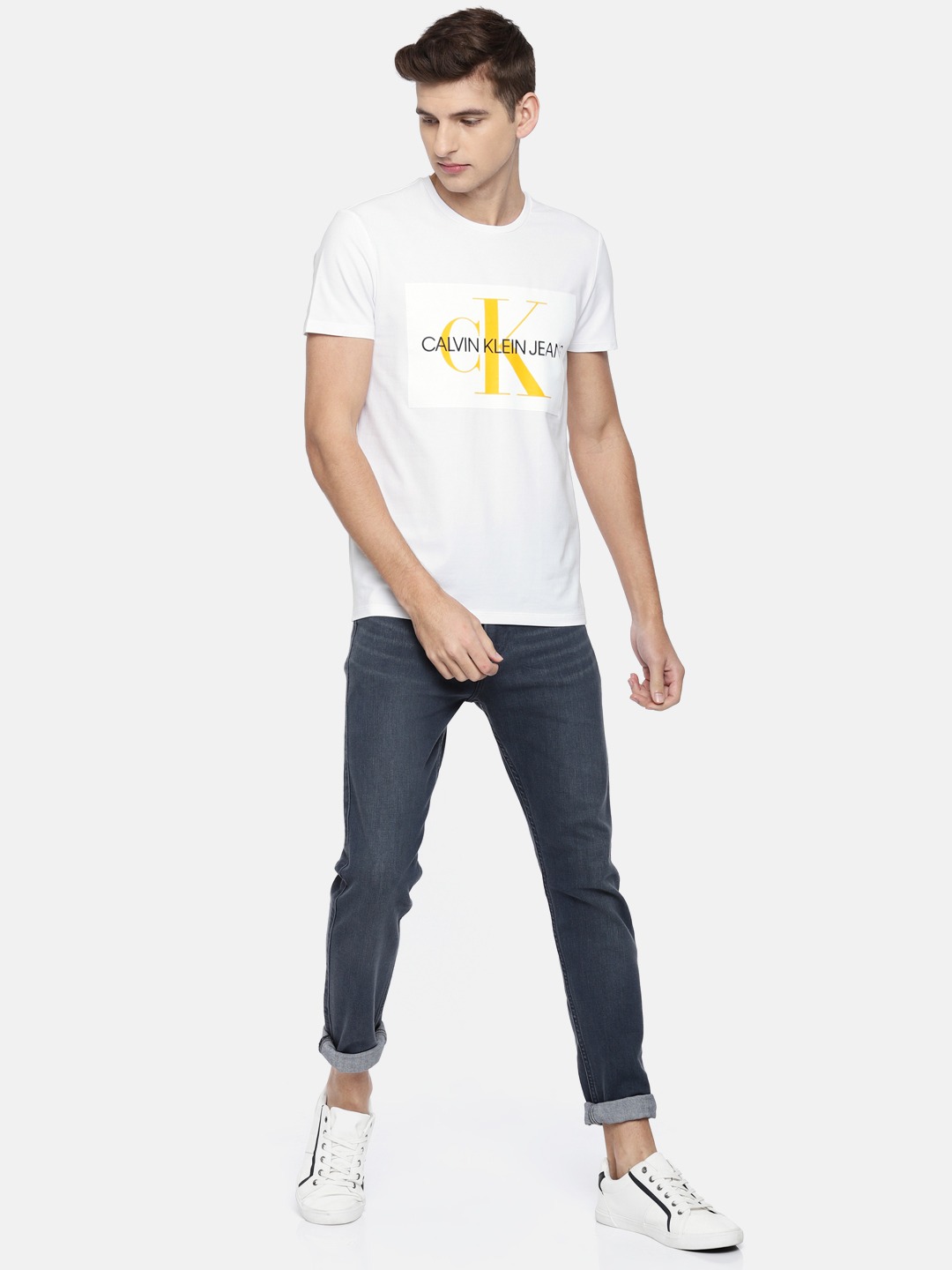 ORIGINAL Calvin Klein Jeans Iconic Monogram Slim T-Shirt