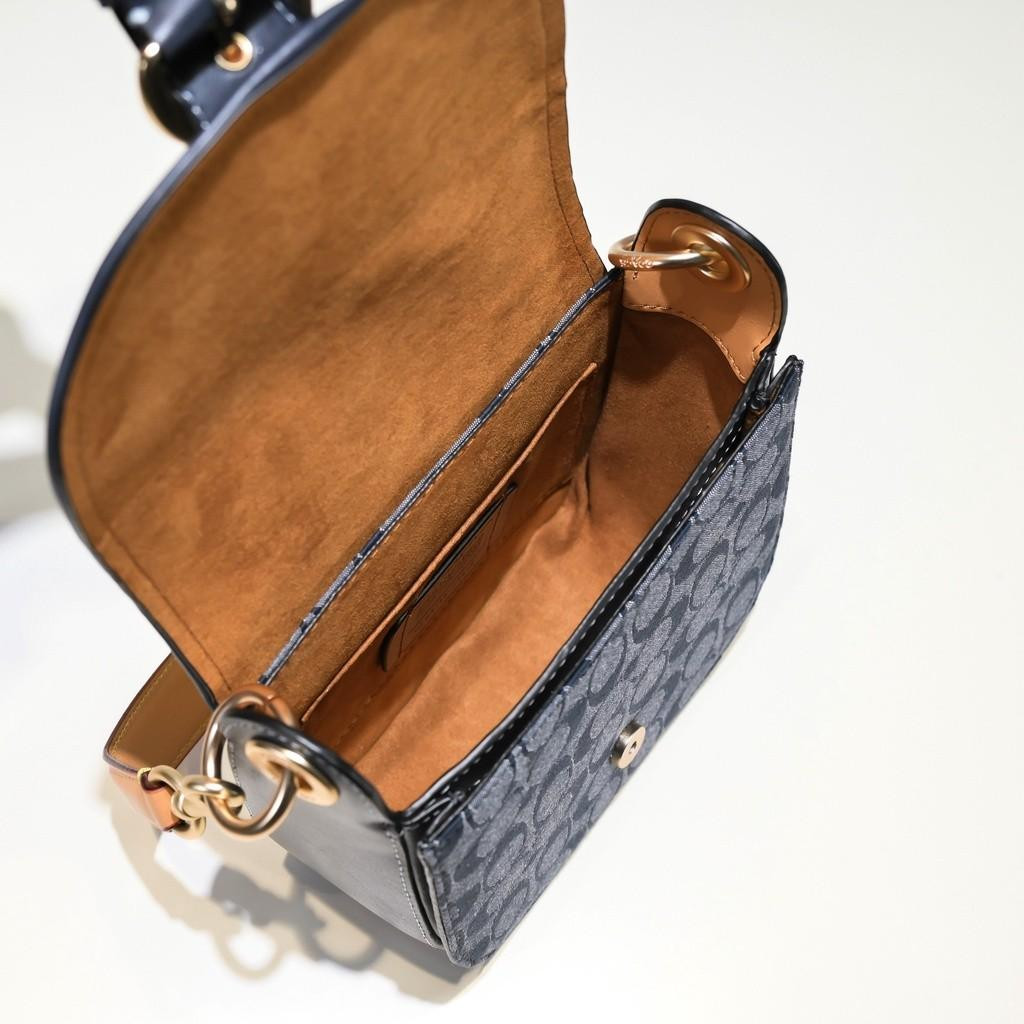 ORIGINAL COACH KLEO SHOULDER BAG 17 IN SIGNATURE CHAMBRAY DENIM MULTI