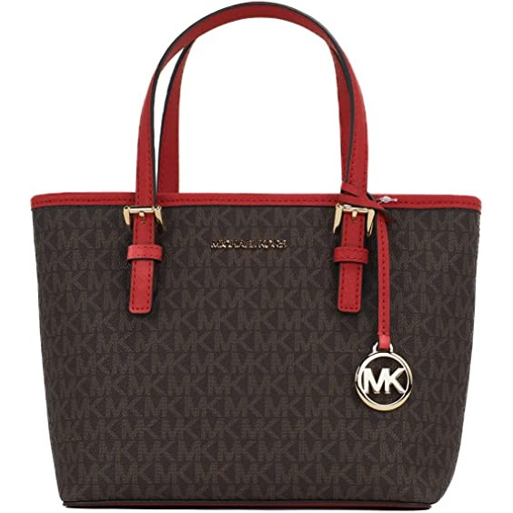 MICHAEL MICHAEL KORS JET SET TRAVEL XS CARRY ALL TOP ZIP TOTE