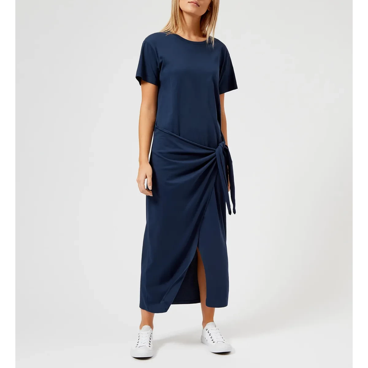 POLO RALPH LAUREN JERSEY SHORT SLEEVE DAY WRAP DRESS